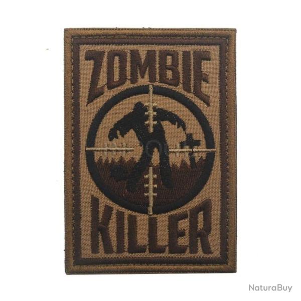 Patch brod� embl�me militaire PVC - 5 9X6CM Broderie