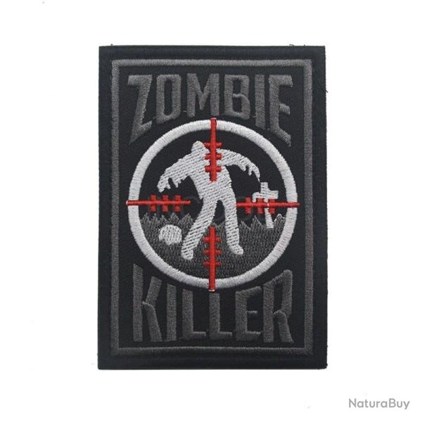 Patch brod� embl�me militaire PVC - 6 9X6CM Broderie