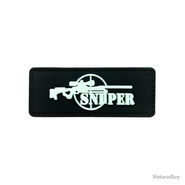 Patch brod� embl�me militaire PVC - 9 PVC 8X3CM Pas de boucle