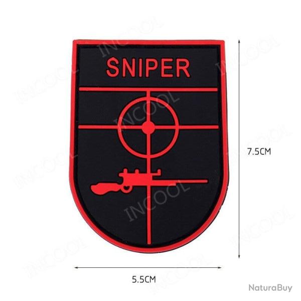 Patch brod� embl�me militaire PVC - 14 PVC Pas de boucle