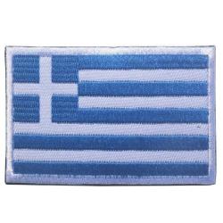 Patch drapeau national tissu - Grece