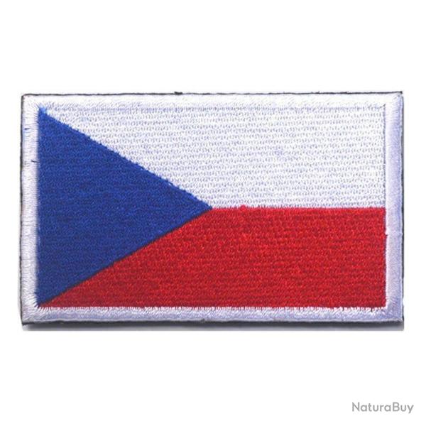 Patch drapeau national tissu - R�publique Tch�que