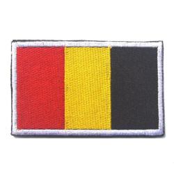 Patch drapeau national tissu - Belgique