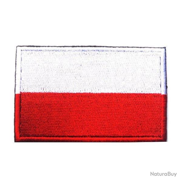Patch drapeau national tissu - Pologne