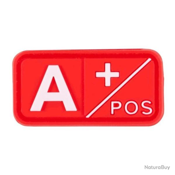 Patch groupe sanguin crochet/boucle PVC - 1