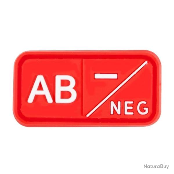 Patch groupe sanguin crochet/boucle PVC - 7