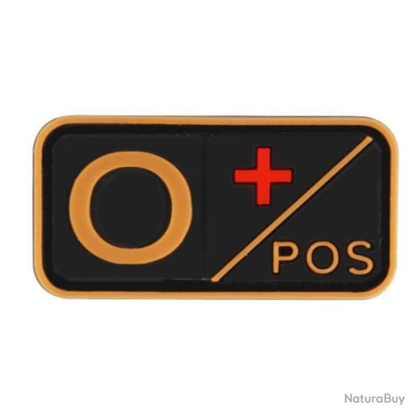 Patch groupe sanguin crochet/boucle PVC - 12