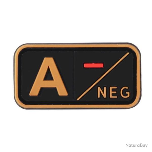 Patch groupe sanguin crochet/boucle PVC - 13