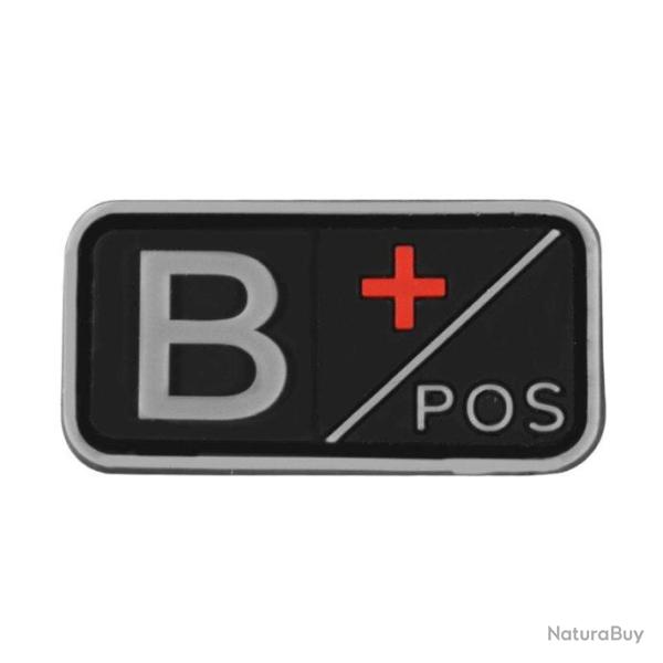 Patch groupe sanguin crochet/boucle PVC - 18