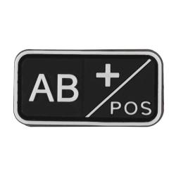 Patch groupe sanguin crochet/boucle PVC - 27