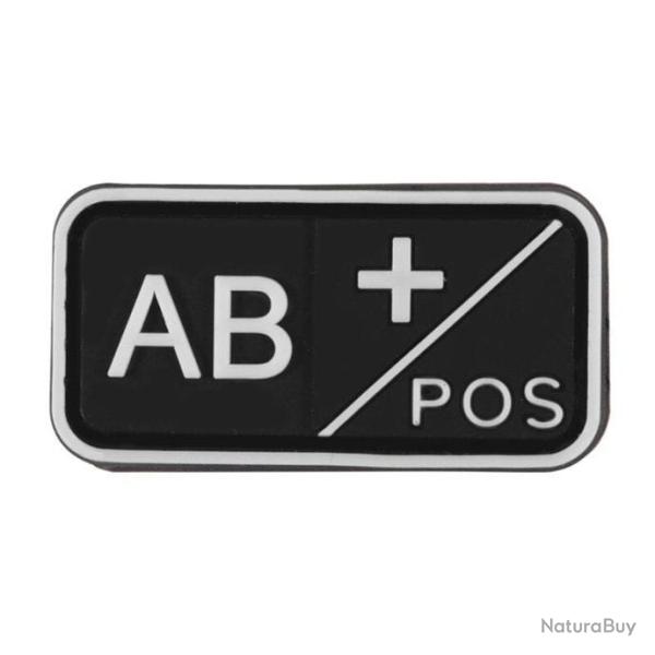 Patch groupe sanguin crochet/boucle PVC - 27