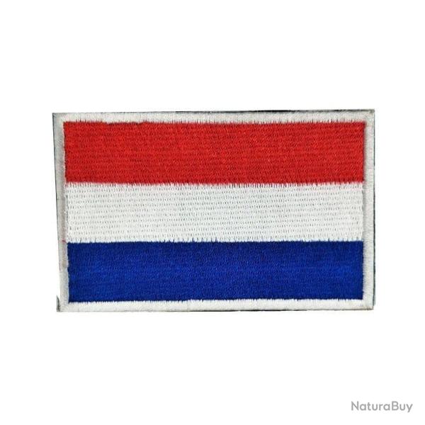 Patch motif drapeau national 3D 7x9,5 cm - Pays-Bas