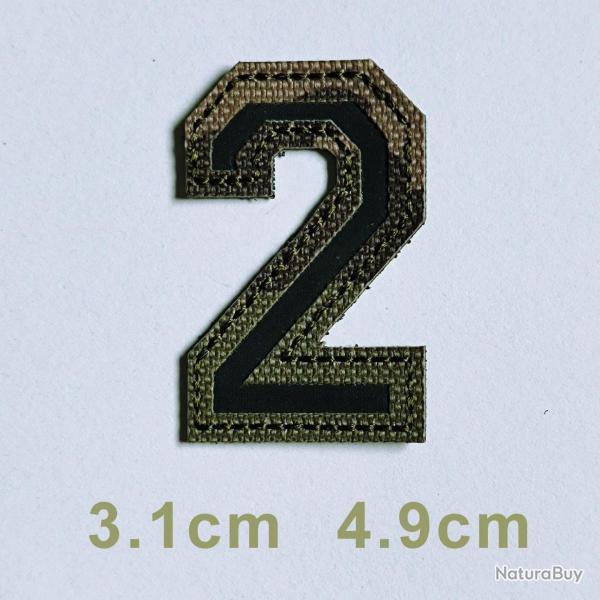 Patchs chiffres et lettres camo r�fl�chissant - 2