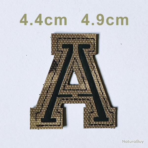Patchs chiffres et lettres camo r�fl�chissant - A