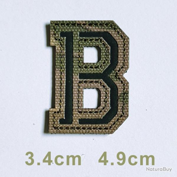 Patchs chiffres et lettres camo r�fl�chissant - B