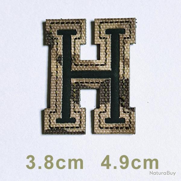 Patchs chiffres et lettres camo r�fl�chissant - H