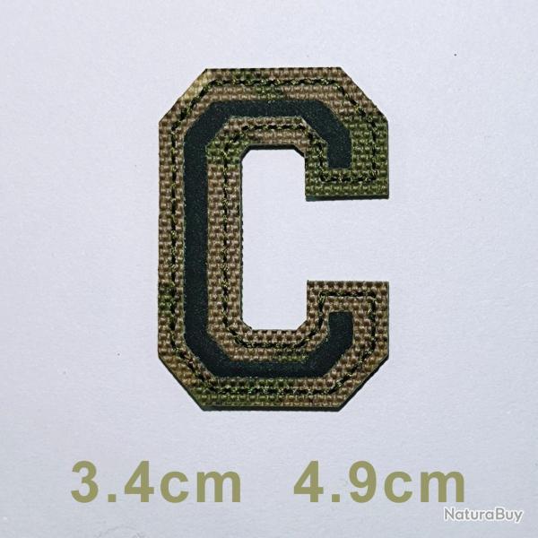 Patchs chiffres et lettres camo r�fl�chissant - C
