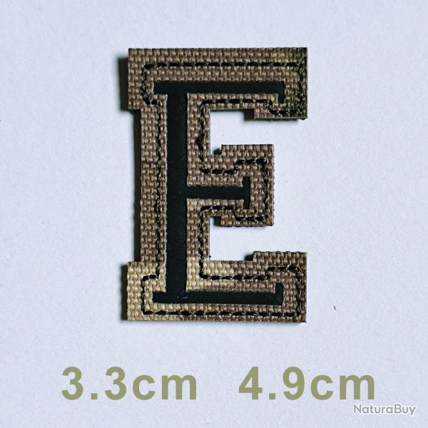 Patchs chiffres et lettres camo r�fl�chissant - E