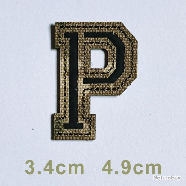 Patchs chiffres et lettres camo r�fl�chissant - P