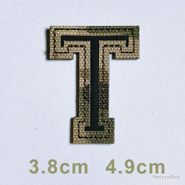 Patchs chiffres et lettres camo r�fl�chissant - T