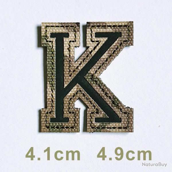 Patchs chiffres et lettres camo r�fl�chissant - K