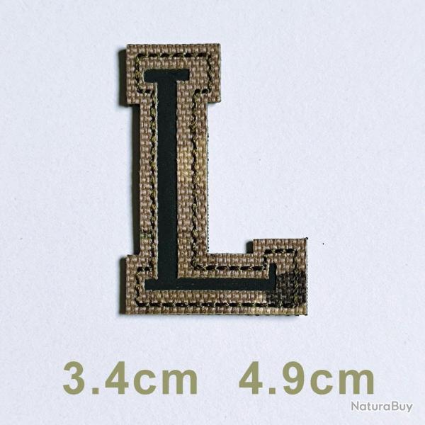Patchs chiffres et lettres camo r�fl�chissant - L