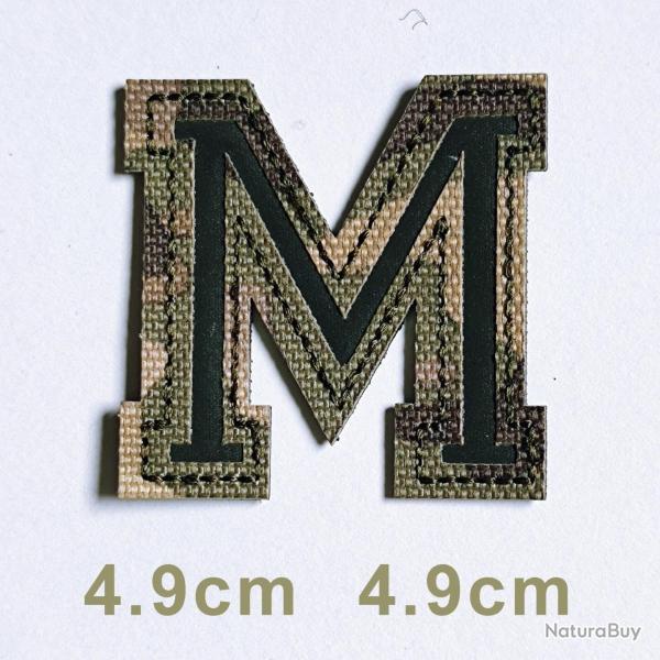 Patchs chiffres et lettres camo r�fl�chissant - M