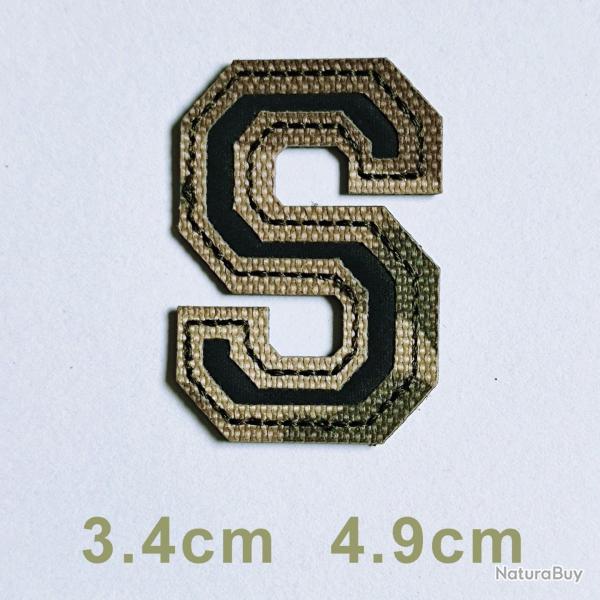 Patchs chiffres et lettres camo r�fl�chissant - S