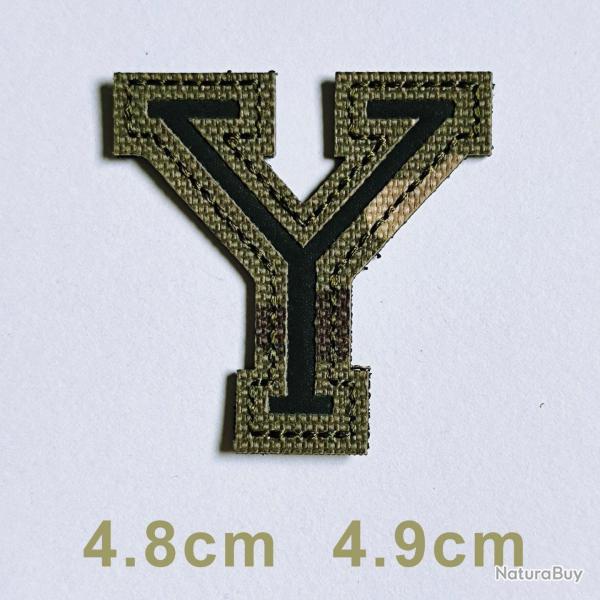 Patchs chiffres et lettres camo r�fl�chissant - Y