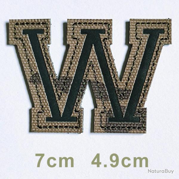 Patchs chiffres et lettres camo r�fl�chissant - W