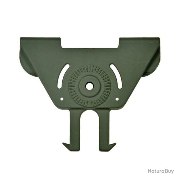 Plaque fixation gilet holster - Vert arm�e