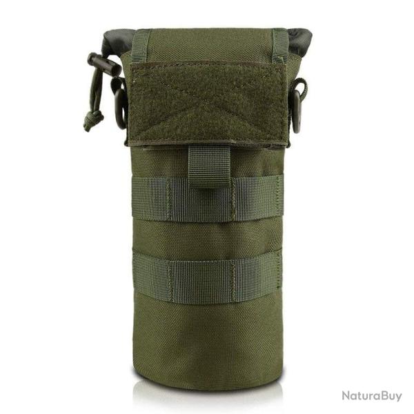 Pochette bouteille pliable SPS r�glable - Green