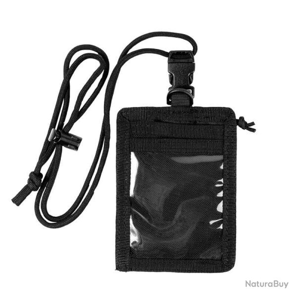 Pochette carte portefeuille lani�re de cou