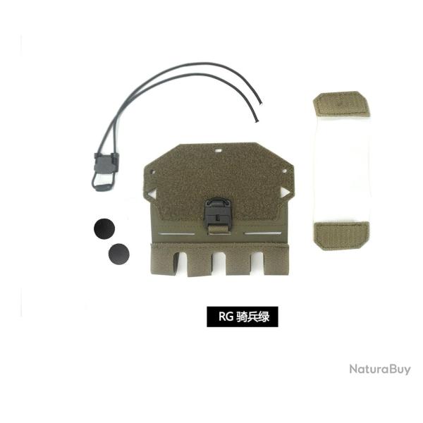 Pochette gilet t�l�phone FCSK/MOLLE DMGear - Ranger green -Molle Version