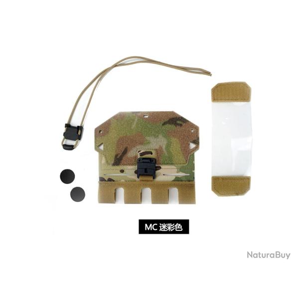 Pochette gilet t�l�phone FCSK/MOLLE DMGear - Multicam noir-Molle Version