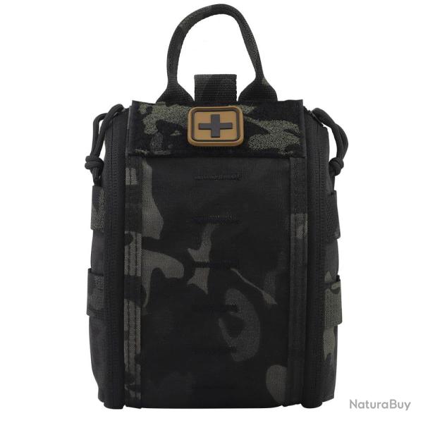 Pochette m�dicale premiers secours A - Multicam noir