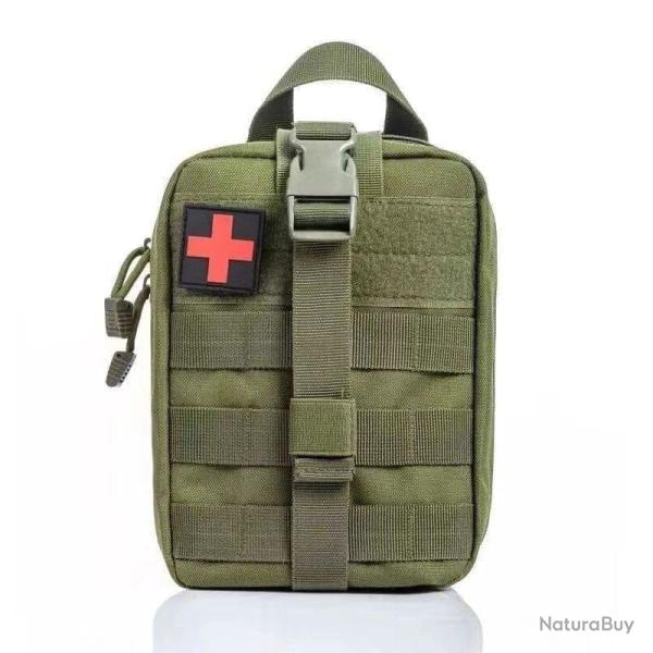Pochette m�dicale tactique Molle MGL - Vert OD