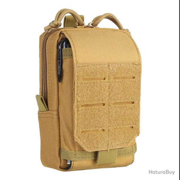 Pochette militaire ceinture 1000D EDC - Tan