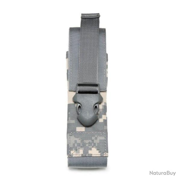 Pochette Molle 1000D lampe de poche - Camo Digital gris