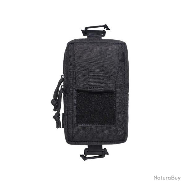 Pochette Molle EDC FKS multifonction - Noir (sans crochets)