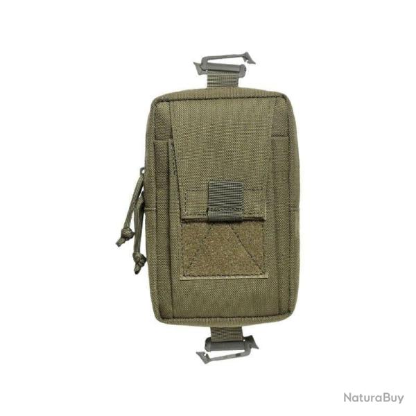 Pochette Molle EDC FKS multifonction - Vert arm�e (sans crochets)