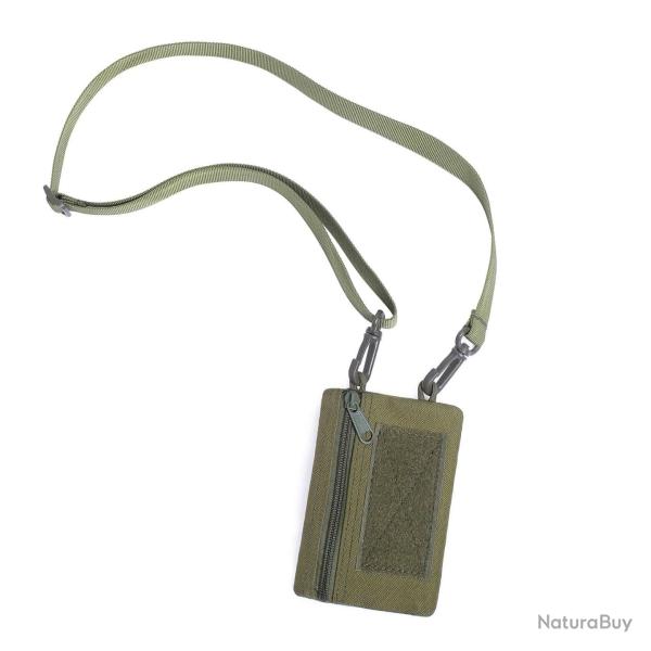 Pochette porte-carte EDC sangle �paule - Vert arm�e