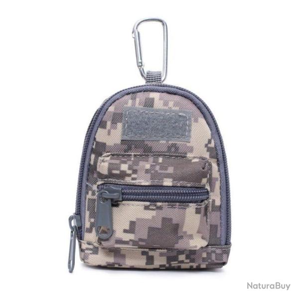 Pochette portefeuille 1000D clip EDC CQC - Camo ACU