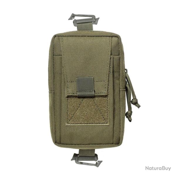 Pochette sac � dos Molle EDC AirsoftPark - Ranger green