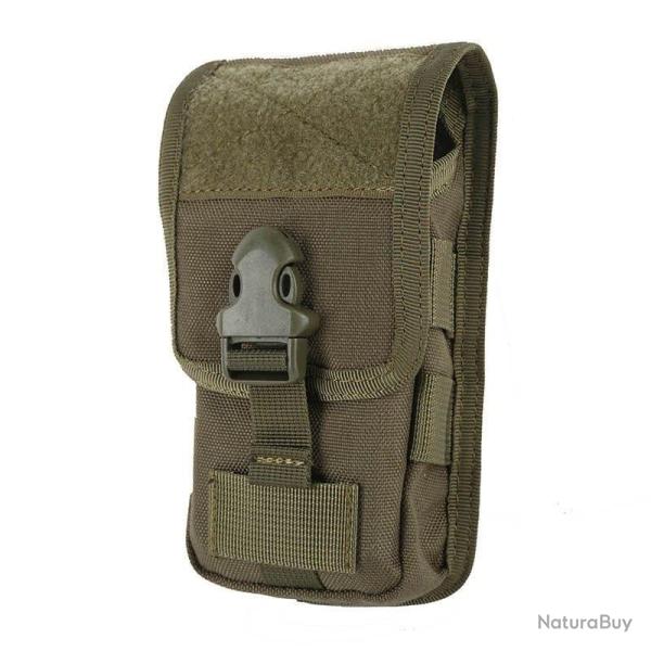 Pochette t�l�phone 600D Molle AWS - Ranger green