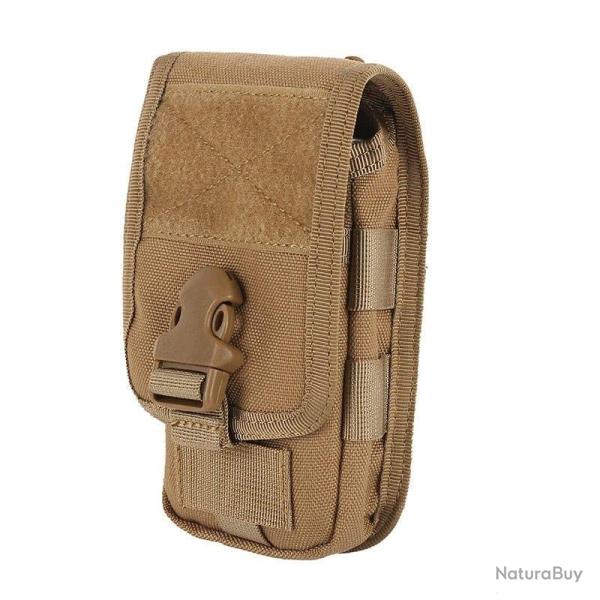 Pochette t�l�phone 600D Molle AWS - Tan / Coyote