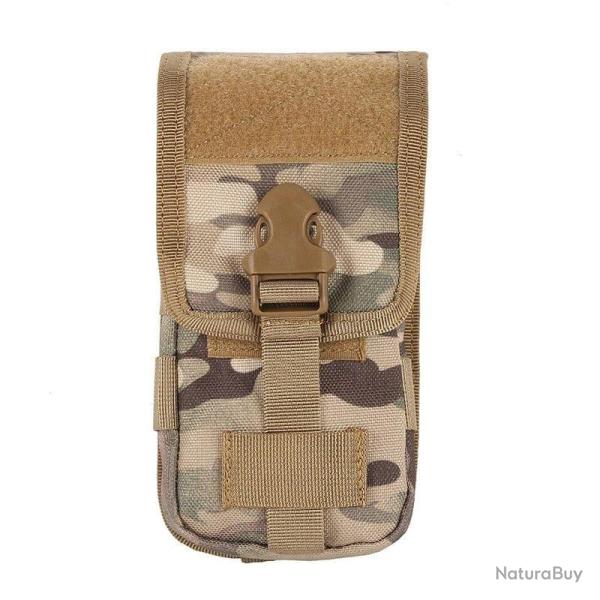 Pochette t�l�phone 600D Molle AWS - Multicam