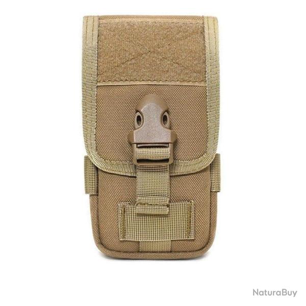 Pochette t�l�phone ceinture 1000D EDC - Marron