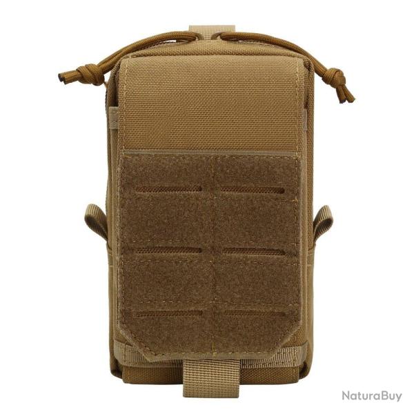 Pochette t�l�phone Molle 1000D EDC - Marron