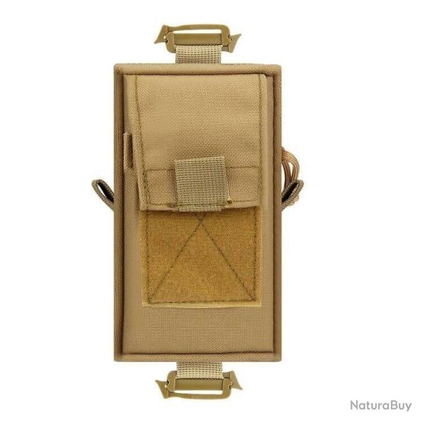 Pochette t�l�phone Molle EDC bandouli�re - Marron